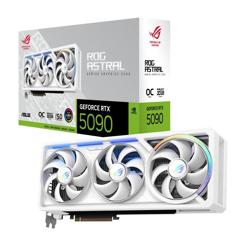 ASUS ROG Astral - -RTX5090-O32G-WHITE NVIDIA GeForce RTX 5090 32 Go GDDR7 · Cartes graphiques · Informat Systems Strasbourg (image 23)