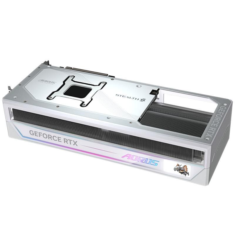GIGABYTE AORUS GeForce RTX 5090 STEALTH ICE 32G Carte Graphique - 32GB GDDR7, 512bit, PCI-E 5.0, 2655MHz Fréquence du c?ur... (image 2)