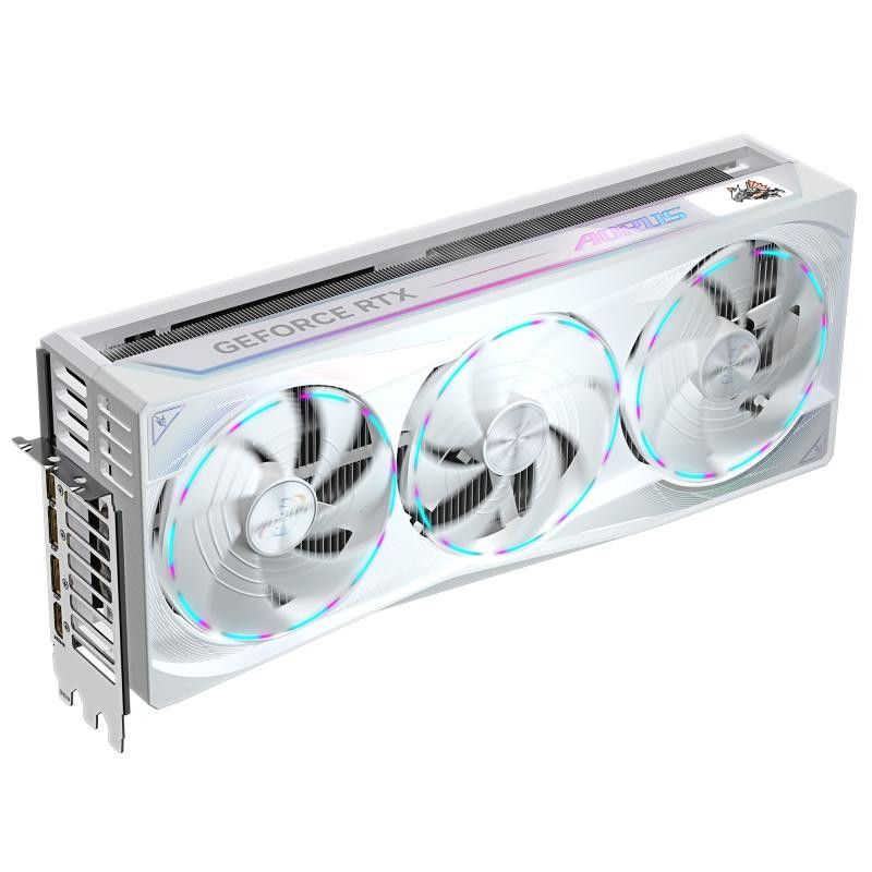 GIGABYTE AORUS GeForce RTX 5090 STEALTH ICE 32G Carte Graphique - 32GB GDDR7, 512bit, PCI-E 5.0, 2655MHz Fréquence du c?ur... (image 7)