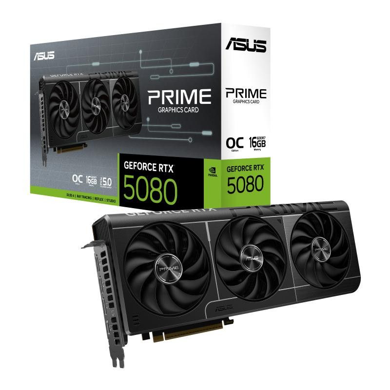 ASUS Prime -RTX5080-O16G-EVO NVIDIA GeForce RTX 5080 16 Go GDDR7 · Cartes graphiques · Informat Systems Strasbourg (image 15)