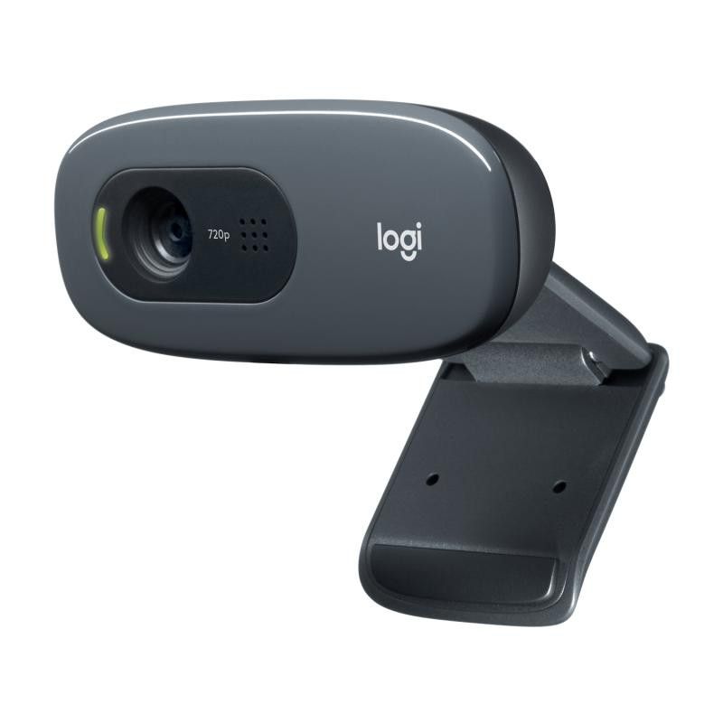 Logitech C270 HD webcam 3 MP 1280 x 720 pixels USB Gris, Gris foncé · Informat Systems Strasbourg (image 8)