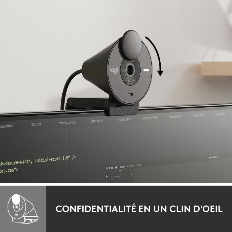 Logitech Brio 300 · Webcam · Informat Systems Strasbourg (image 11)