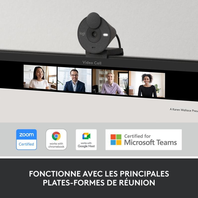 Logitech Brio 300 · Webcam · Informat Systems Strasbourg (image 13)