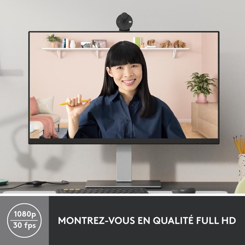 Logitech Brio 300 · Webcam · Informat Systems Strasbourg (image 8)