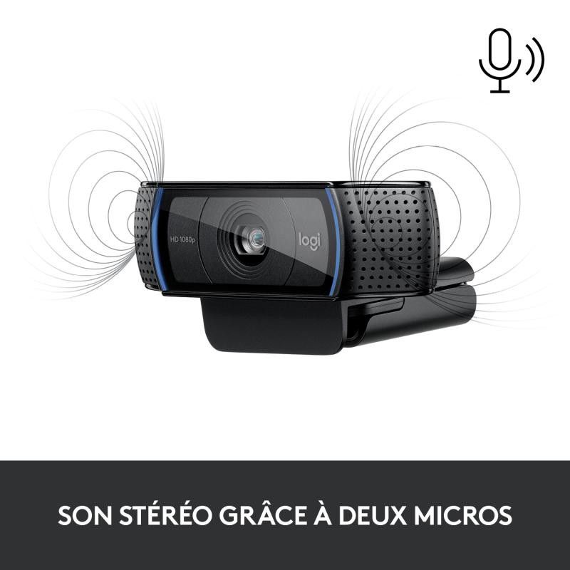 Logitech HD PRO Webcam C920S Noir *960-001252 · Informat Systems Strasbourg (image 13)